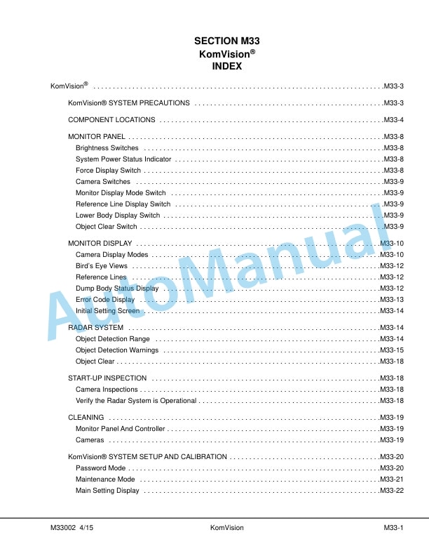 Komatsu 930E-4SE Dump Truck Shop Manual CEBM030102 5 Komatsu 930E-4SE Dump Truck Shop Manual CEBM030102 - Image 5