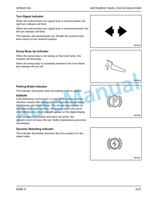 Komatsu 930E-5 Dump Truck Operation and Maintenance Manual CEAM032118 3 Komatsu 930E-5 Dump Truck Operation and Maintenance Manual CEAM032118 - Image 3