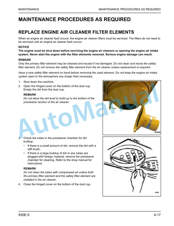 Komatsu 930E-5 Dump Truck Operation and Maintenance Manual CEAM032118 5 Komatsu 930E-5 Dump Truck Operation and Maintenance Manual CEAM032118 - Image 5