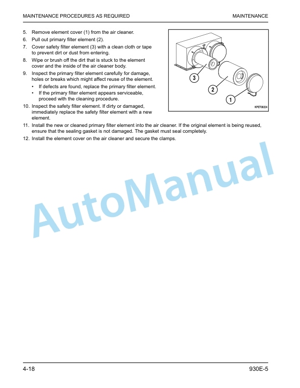 Komatsu 930E-5 Dump Truck Operation and Maintenance Manual CEAM038801 5 Komatsu 930E-5 Dump Truck Operation and Maintenance Manual CEAM038801 - Image 5