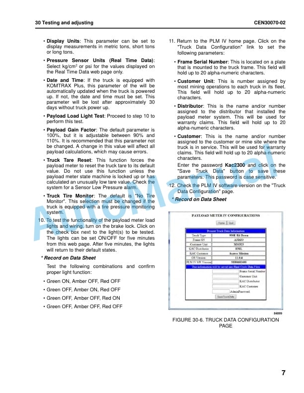 Komatsu 930E-5 Dump Truck Shop Manual CEBM032204 2 Komatsu 930E-5 Dump Truck Shop Manual CEBM032204 - Image 2