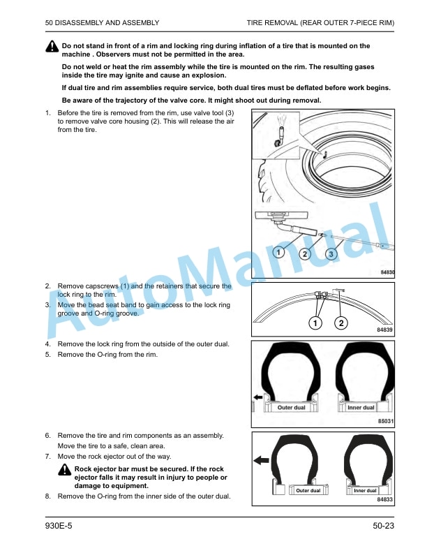Komatsu 930E-5 Dump Truck Shop Manual CEBM032210 4 Komatsu 930E-5 Dump Truck Shop Manual CEBM032210 - Image 4
