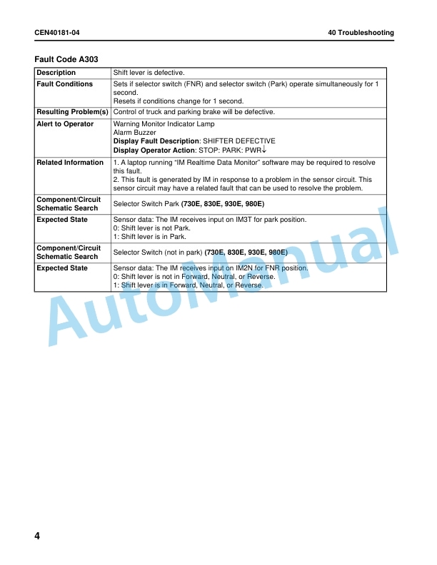 Komatsu 930E-5 Dump Truck Shop Manual CEBM036501 3 Komatsu 930E-5 Dump Truck Shop Manual CEBM036501 - Image 3
