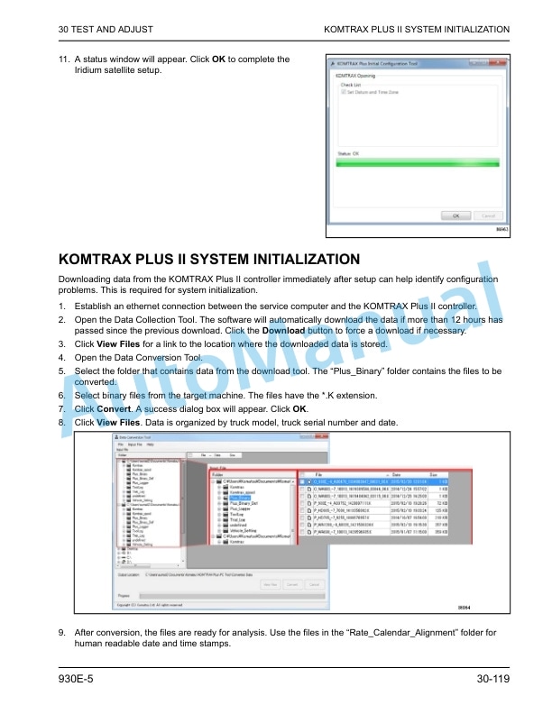 Komatsu 930E-5 Dump Truck Shop Manual CEBM036505 2 Komatsu 930E-5 Dump Truck Shop Manual CEBM036505 - Image 2