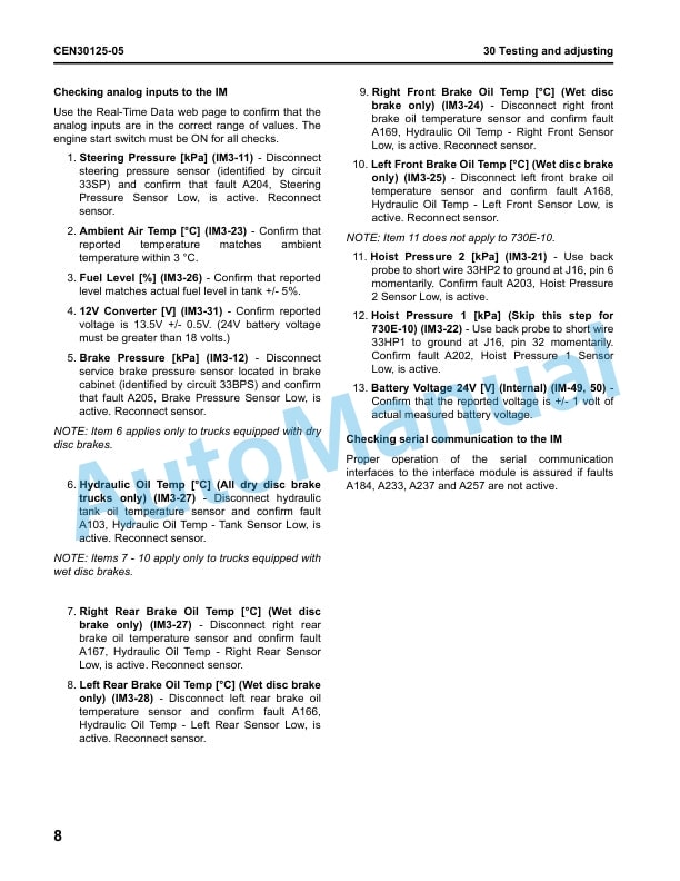 Komatsu 930E-5 Dump Truck Shop Manual CEBM038101 2 Komatsu 930E-5 Dump Truck Shop Manual CEBM038101 - Image 2