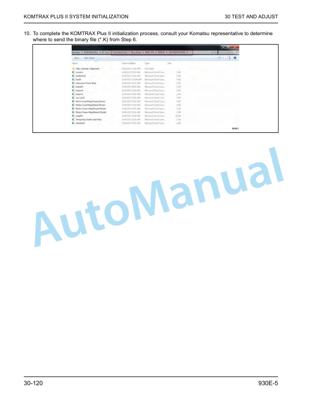 Komatsu 930E-5 Dump Truck Shop Manual CEBM038102 2 Komatsu 930E-5 Dump Truck Shop Manual CEBM038102 - Image 2