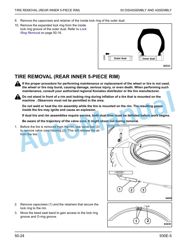 Komatsu 930E-5 Dump Truck Shop Manual CEBM038102 4 Komatsu 930E-5 Dump Truck Shop Manual CEBM038102 - Image 4