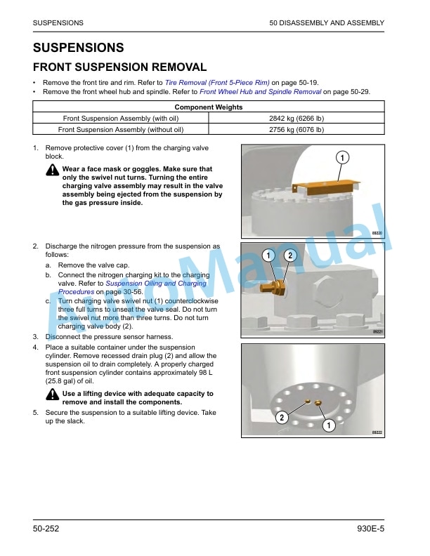 Komatsu 930E-5 Dump Truck Shop Manual CEBM038102 5 Komatsu 930E-5 Dump Truck Shop Manual CEBM038102 - Image 5