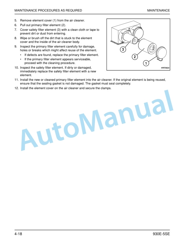 Komatsu 930E-5SE Dump Truck Operation and Maintenance Manual CEAM036100 5 Komatsu 930E-5SE Dump Truck Operation and Maintenance Manual CEAM036100 - Image 5