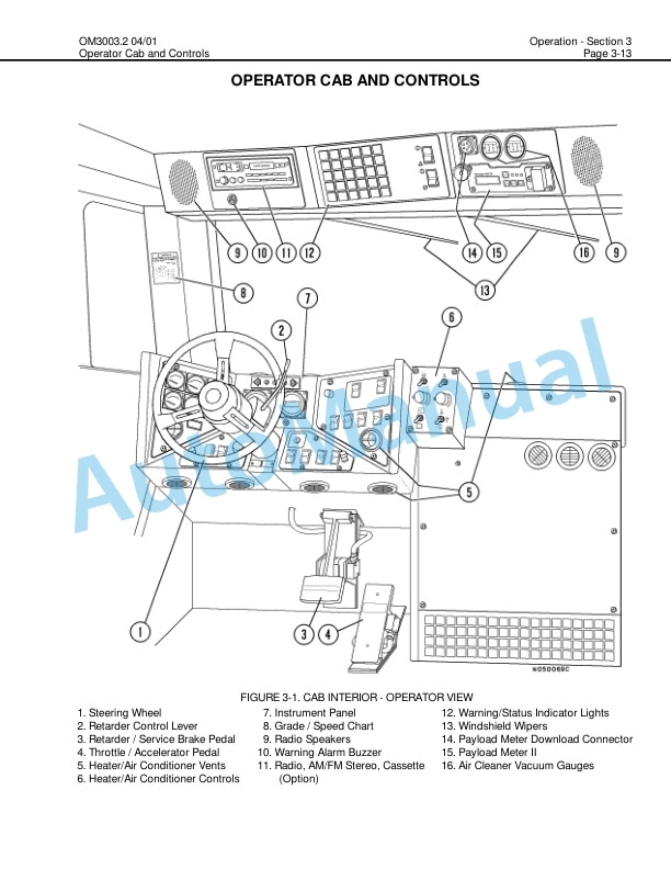 Komatsu 930E Dump Truck Operation and Maintenance Manual DG711 3 Komatsu 930E Dump Truck Operation and Maintenance Manual DG711 - Image 3