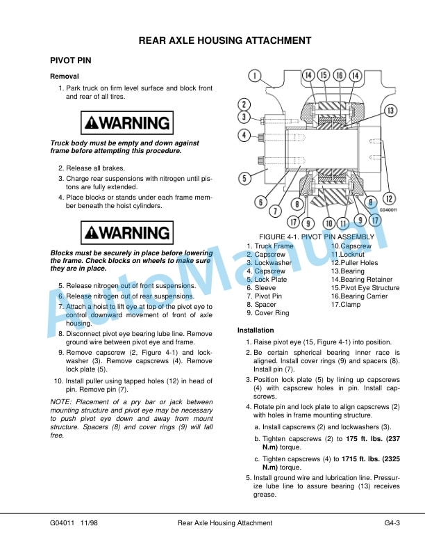 Komatsu 930E Dump Truck Shop Manual CEBM010200 3 Komatsu 930E Dump Truck Shop Manual CEBM010200 - Image 3