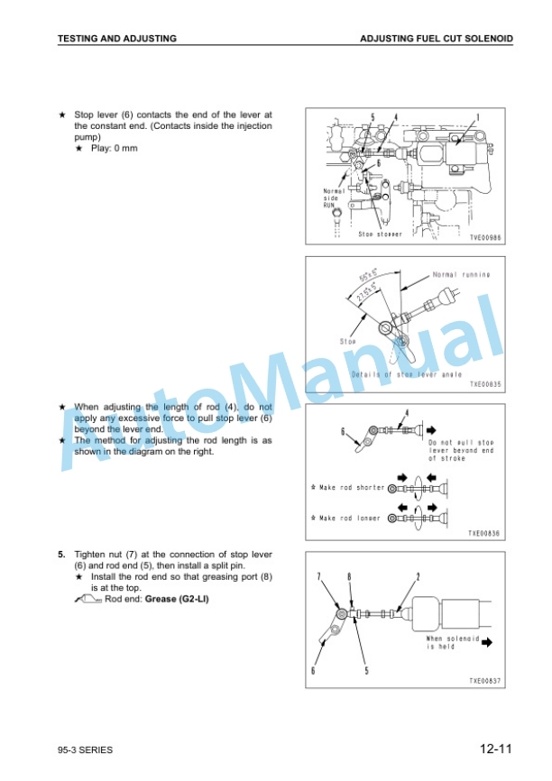 Komatsu 95-3 Series Diesel Engine Shop Manual SEBM031001 4 Komatsu 95-3 Series Diesel Engine Shop Manual SEBM031001 - Image 4