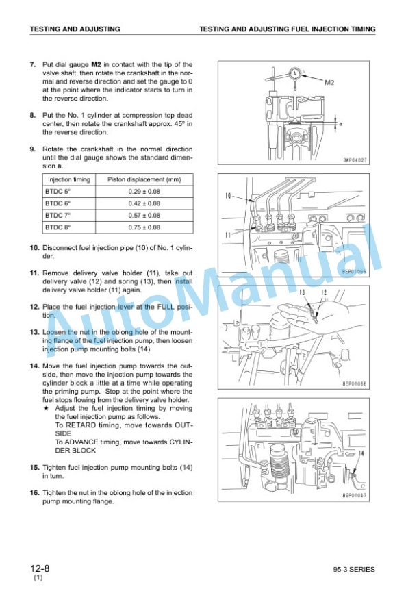 Komatsu 95-3 Series Diesel Engine Shop Manual SEBM031002 4 Komatsu 95-3 Series Diesel Engine Shop Manual SEBM031002 - Image 4