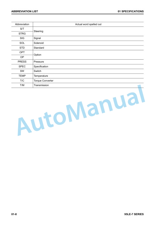 Komatsu 95E-7 Series Engine Shop Manual SEN06590-07 2 Komatsu 95E-7 Series Engine Shop Manual SEN06590-07 - Image 2