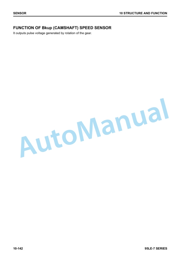Komatsu 95E-7 Series Engine Shop Manual SEN06590-07 4 Komatsu 95E-7 Series Engine Shop Manual SEN06590-07 - Image 4