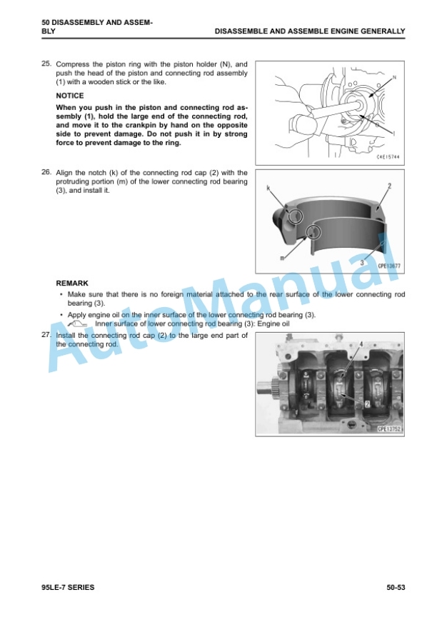 Komatsu 95E-7 Series Engine Shop Manual SEN06590-07 5 Komatsu 95E-7 Series Engine Shop Manual SEN06590-07 - Image 5