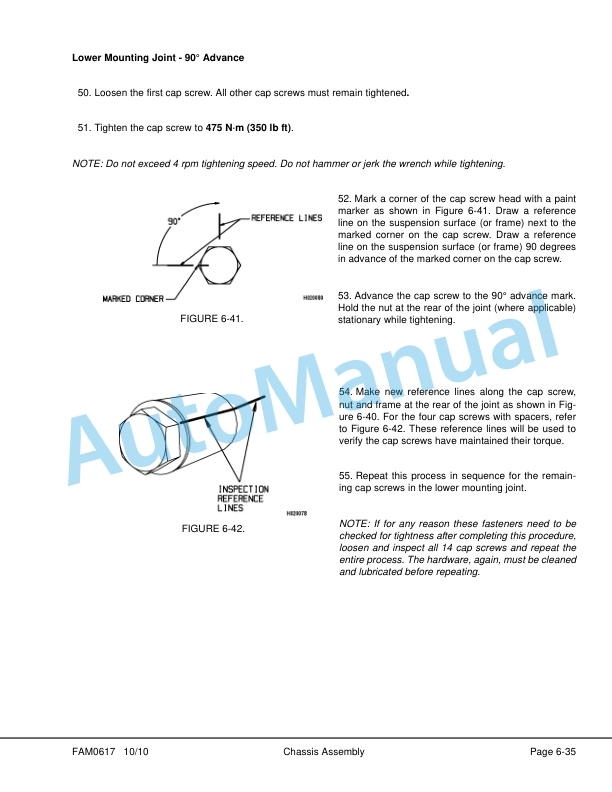 Alternative view of Komatsu 960E-1 Dump Truck Field Assembly Instruction CEAW005503