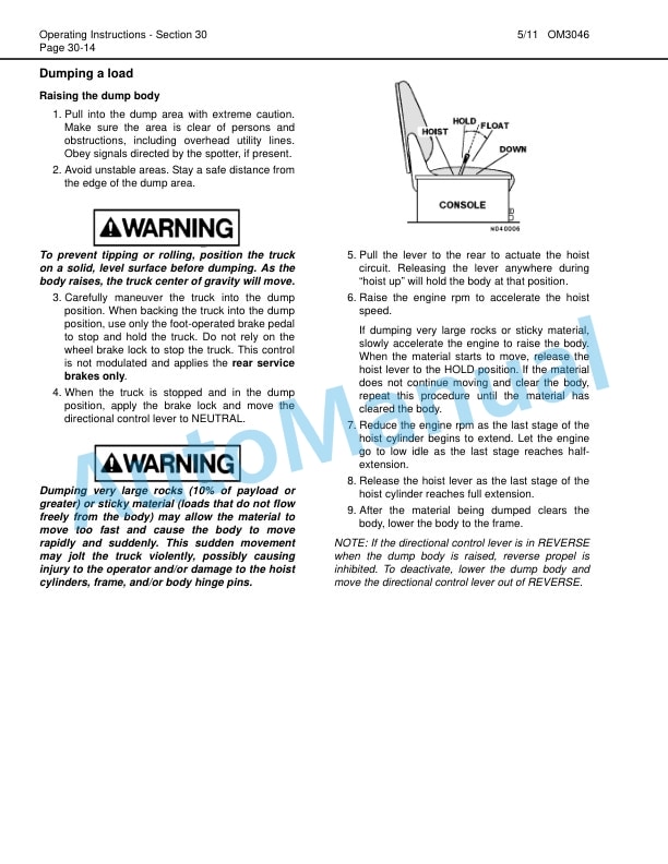 Komatsu 960E-1 Dump Truck Operation and Maintenance Manual CEAM015803 3 Komatsu 960E-1 Dump Truck Operation and Maintenance Manual CEAM015803 - Image 3