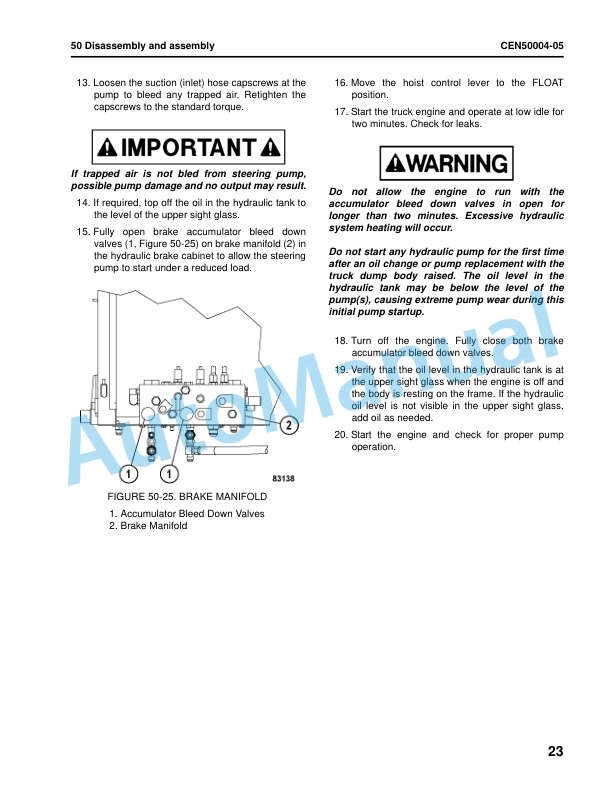 Komatsu 960E-1 Dump Truck Shop Manual CEBM023802 5 Komatsu 960E-1 Dump Truck Shop Manual CEBM023802 - Image 5
