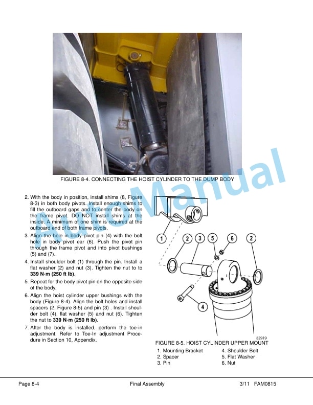 Komatsu 960E-1K Dump Truck Field Assembly Instruction CEAW006500 3 Komatsu 960E-1K Dump Truck Field Assembly Instruction CEAW006500 - Image 3