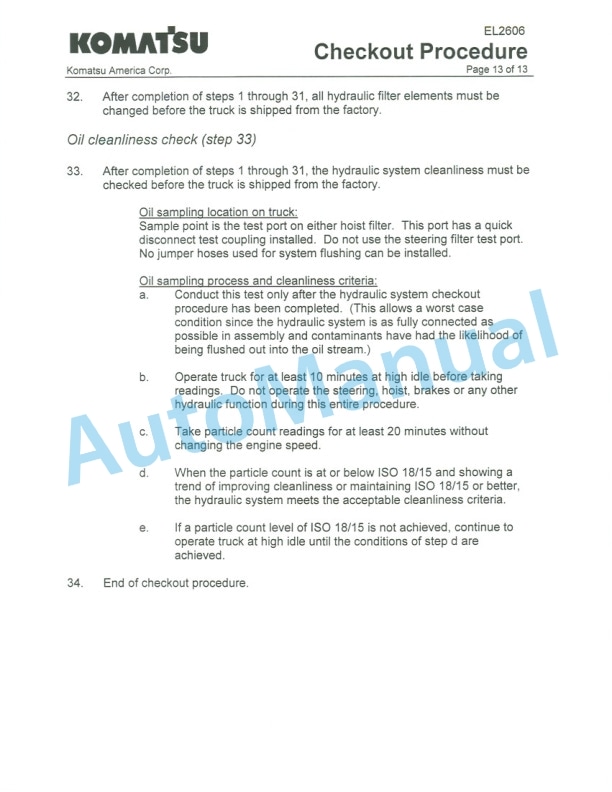 Komatsu 960E-1K Dump Truck Field Assembly Instruction CEAW006500 4 Komatsu 960E-1K Dump Truck Field Assembly Instruction CEAW006500 - Image 4