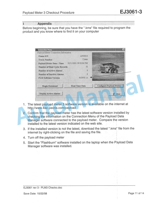 Komatsu 960E-1K Dump Truck Field Assembly Instruction CEAW006500 5 Komatsu 960E-1K Dump Truck Field Assembly Instruction CEAW006500 - Image 5