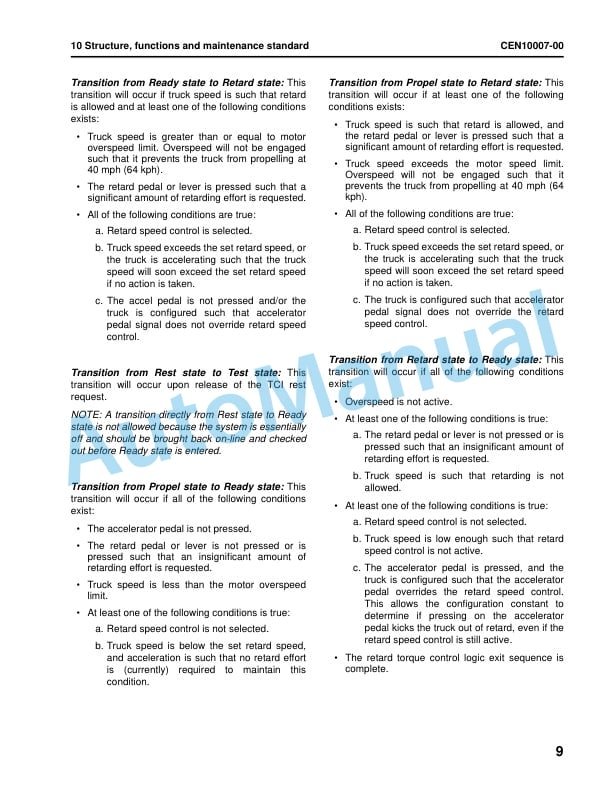 Komatsu 960E-2 Dump Truck Shop Manual CEBM025901 2 Komatsu 960E-2 Dump Truck Shop Manual CEBM025901 - Image 2
