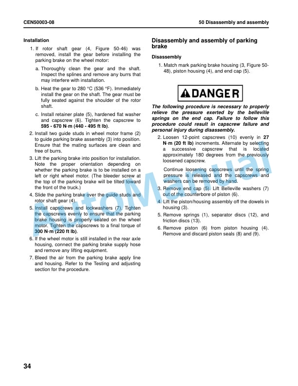 Komatsu 960E-2 Dump Truck Shop Manual CEBM025904 5 Komatsu 960E-2 Dump Truck Shop Manual CEBM025904 - Image 5