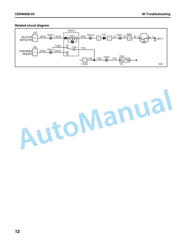 Komatsu 960E-2 Dump Truck Shop Manual CEBM028702 4 Komatsu 960E-2 Dump Truck Shop Manual CEBM028702 - Image 4