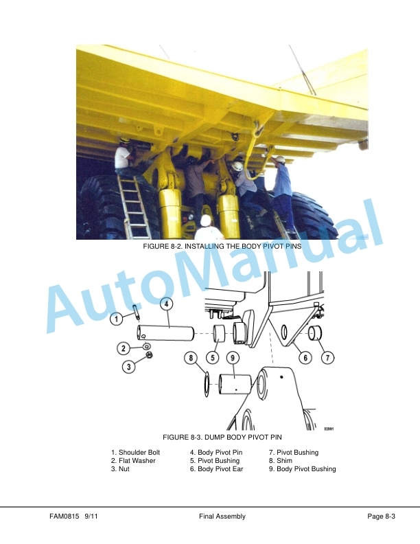 Komatsu 960E-2K Dump Truck Field Assembly Instruction CEAW006502 3 Komatsu 960E-2K Dump Truck Field Assembly Instruction CEAW006502 - Image 3