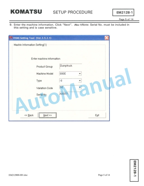 Komatsu 960E-2K Dump Truck Field Assembly Instruction CEAW006502 5 Komatsu 960E-2K Dump Truck Field Assembly Instruction CEAW006502 - Image 5