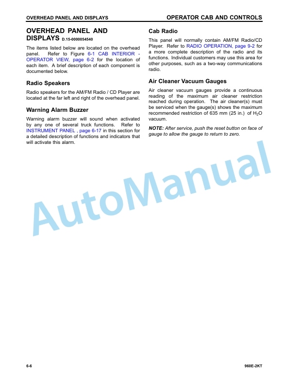 Komatsu 960E-2KT Dump Truck Operation and Maintenance Manual CEAM030600 4 Komatsu 960E-2KT Dump Truck Operation and Maintenance Manual CEAM030600 - Image 4