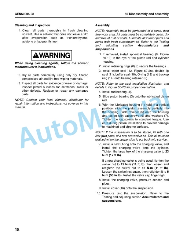 Komatsu 960E-2KT Dump Truck Shop Manual CEBM030700 5 Komatsu 960E-2KT Dump Truck Shop Manual CEBM030700 - Image 5