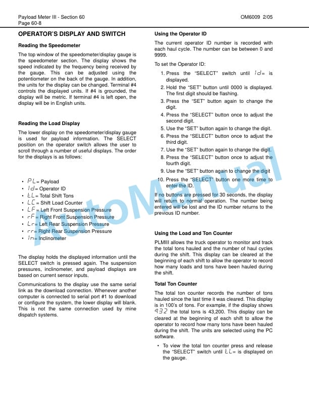 Komatsu 960E-3 Dump Truck Operation and Maintenance Manual CEAM015901 5 Komatsu 960E-3 Dump Truck Operation and Maintenance Manual CEAM015901 - Image 5