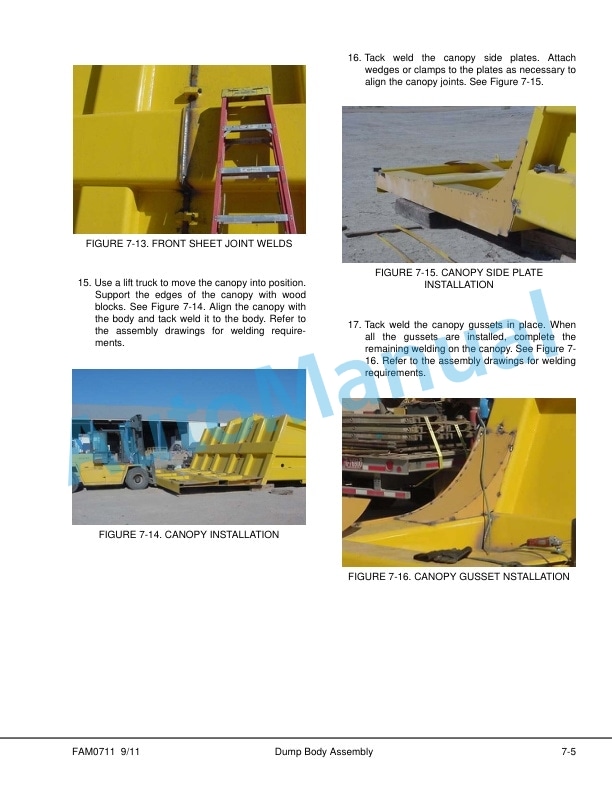 Komatsu 980E-4 Dump Truck Field Assembly Instruction CEAW008110 3 Komatsu 980E-4 Dump Truck Field Assembly Instruction CEAW008110 - Image 3