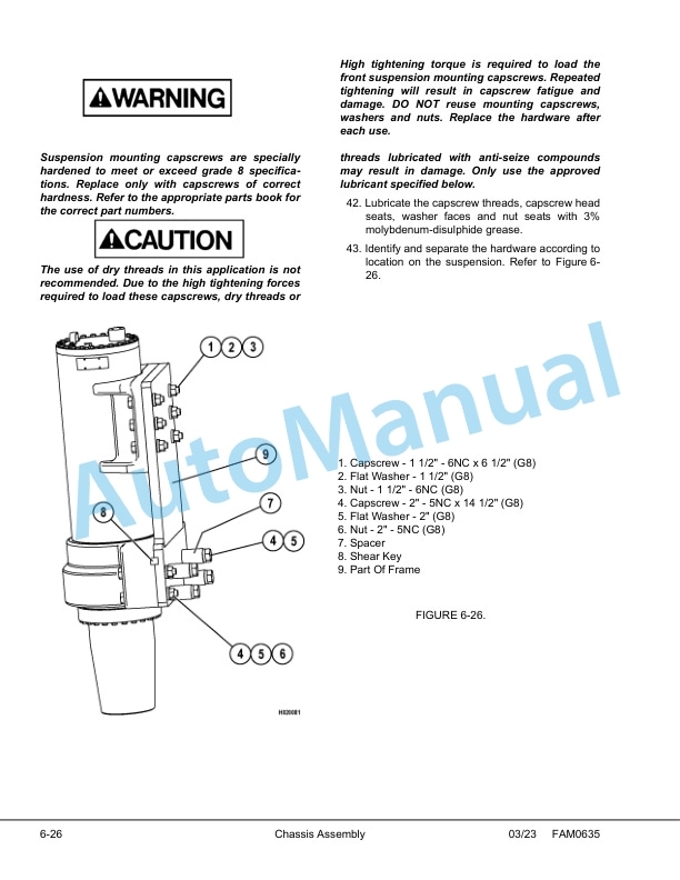Alternative view of Komatsu 980E-4 Dump Truck Field Assembly Instruction CEAW008113