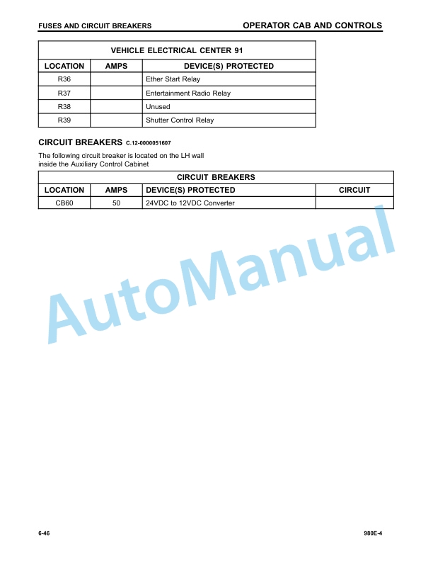 Komatsu 980E-4 Dump Truck Operation and Maintenance Manual CEAM030103 5 Komatsu 980E-4 Dump Truck Operation and Maintenance Manual CEAM030103 - Image 5