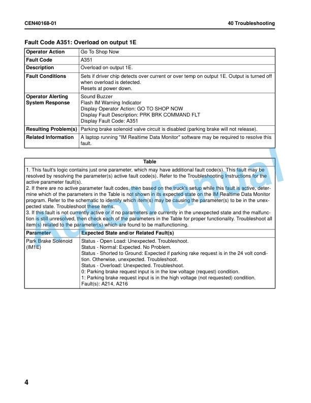 Komatsu 980E-4 Dump Truck Shop Manual CEBM031601 4 Komatsu 980E-4 Dump Truck Shop Manual CEBM031601 - Image 4