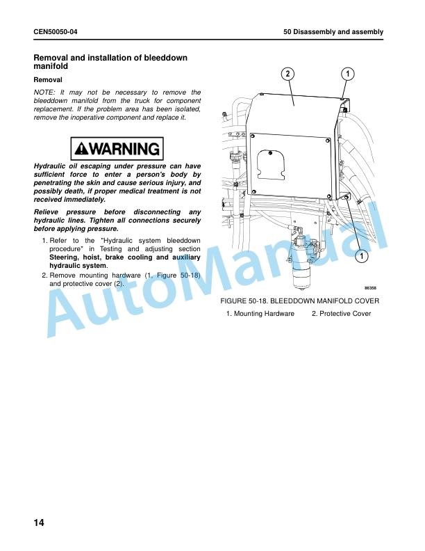 Komatsu 980E-4 Dump Truck Shop Manual CEBM031606 5 Komatsu 980E-4 Dump Truck Shop Manual CEBM031606 - Image 5
