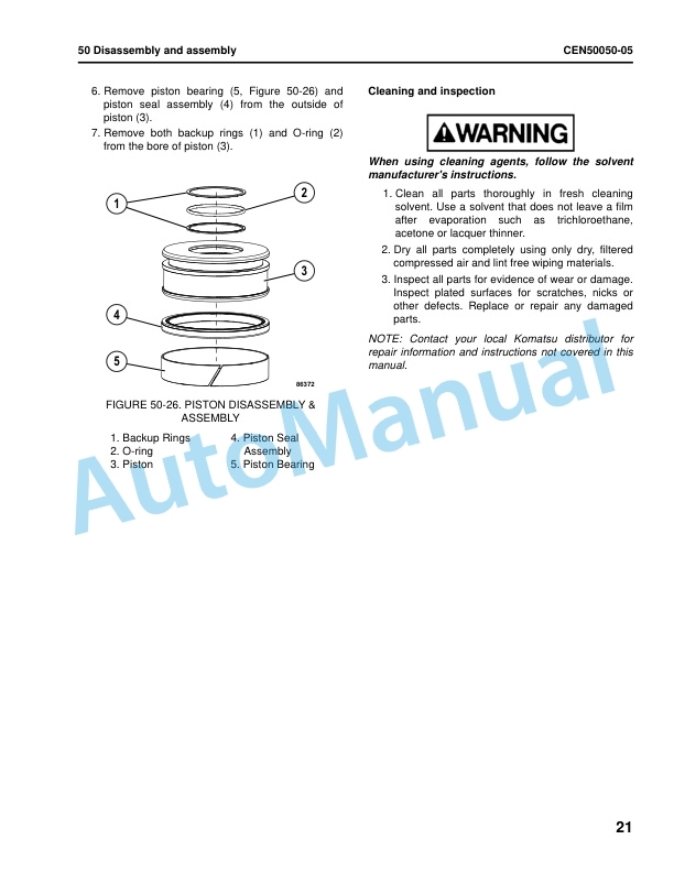 Komatsu 980E-4 Dump Truck Shop Manual CEBM037402 5 Komatsu 980E-4 Dump Truck Shop Manual CEBM037402 - Image 5