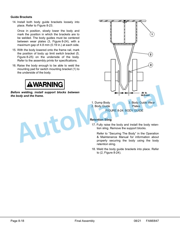 Komatsu 980E-5 Dump Truck Field Assembly Instruction CEAW009705 3 Komatsu 980E-5 Dump Truck Field Assembly Instruction CEAW009705 - Image 3