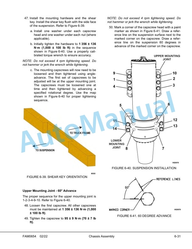 Alternative view of Komatsu 980E-5 Dump Truck Field Assembly Instruction CEAW013302