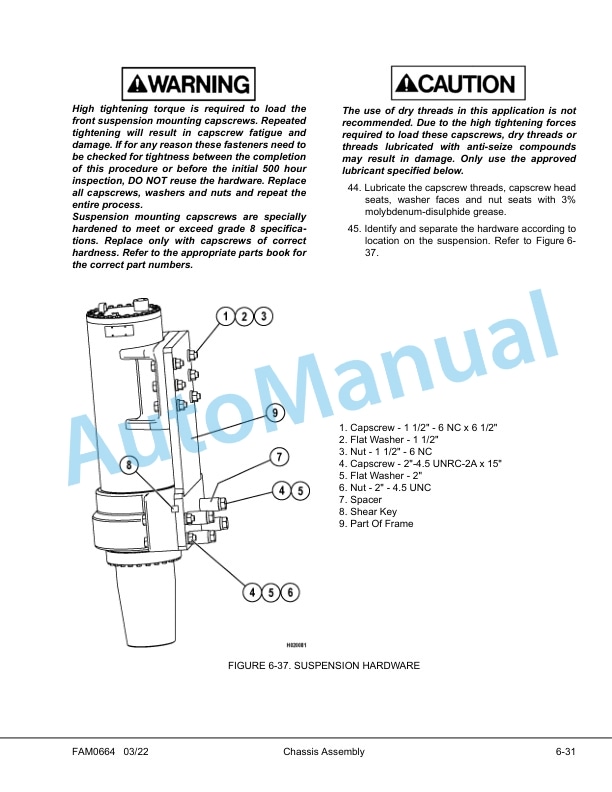 Alternative view of Komatsu 980E-5 Dump Truck Field Assembly Instruction CEAW013500