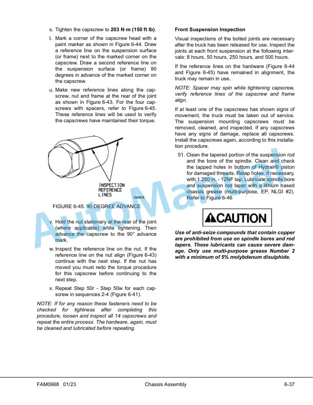 Alternative view of Komatsu 980E-5 Dump Truck Field Assembly Instruction CEAW013501