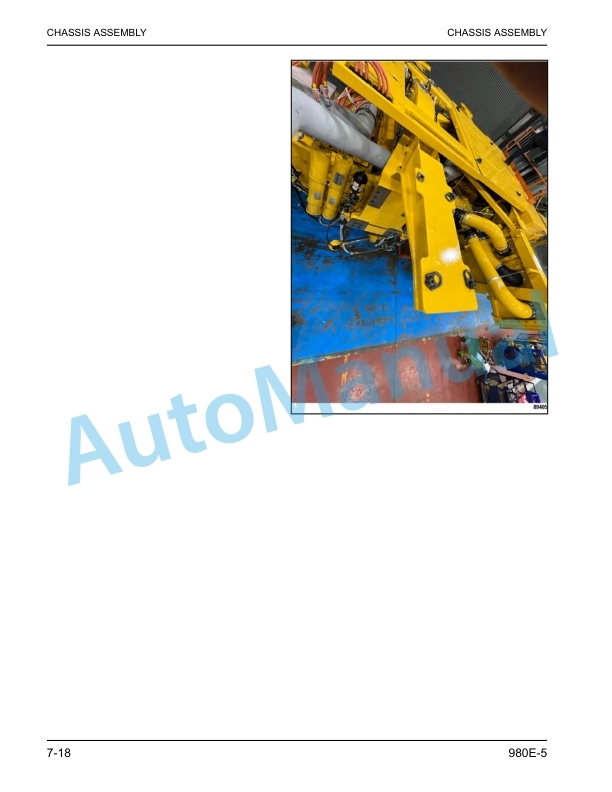 Alternative view of Komatsu 980E-5 Dump Truck Field Assembly Instruction CEAW013502