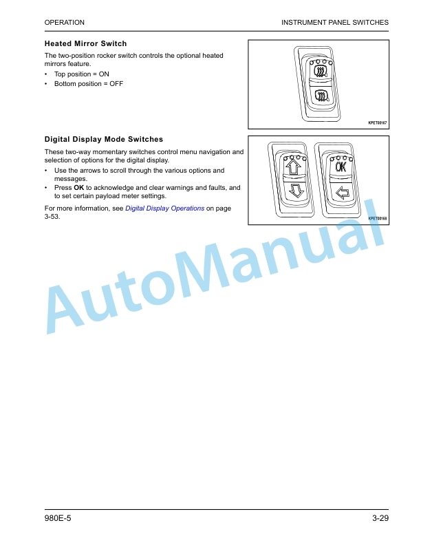 Komatsu 980E-5 Dump Truck Operation and Maintenance Manual CEAM035603 3 Komatsu 980E-5 Dump Truck Operation and Maintenance Manual CEAM035603 - Image 3