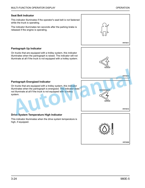 Komatsu 980E-5 Dump Truck Operation and Maintenance Manual CEAM035900 3 Komatsu 980E-5 Dump Truck Operation and Maintenance Manual CEAM035900 - Image 3