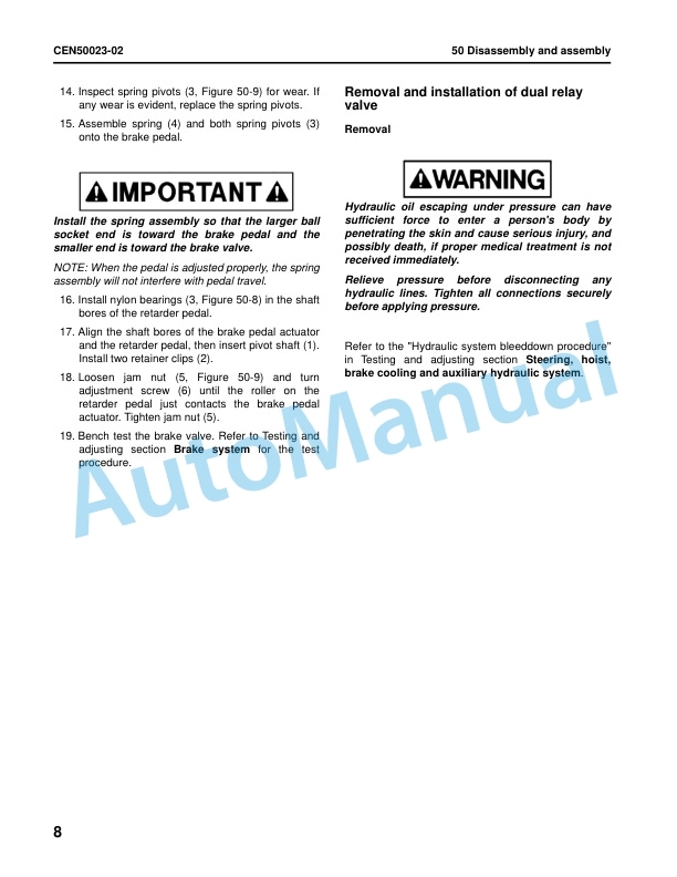 Komatsu 980E-5 Dump Truck Shop Manual CEBM037300 5 Komatsu 980E-5 Dump Truck Shop Manual CEBM037300 - Image 5