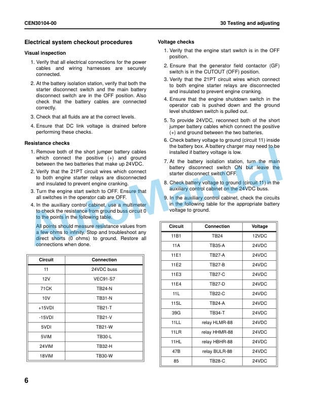 Komatsu 980E-5 Dump Truck Shop Manual CEBM037302 2 Komatsu 980E-5 Dump Truck Shop Manual CEBM037302 - Image 2