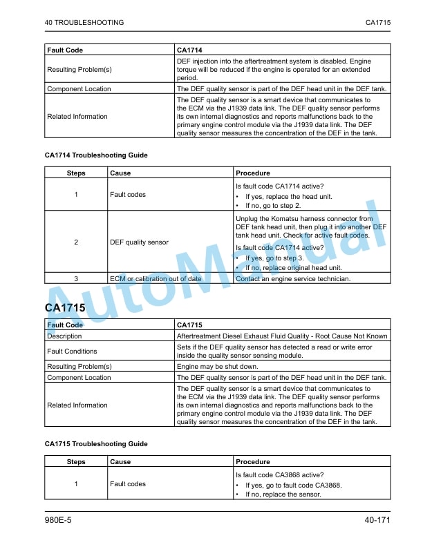 Komatsu 980E-5 Dump Truck Shop Manual CEBM039202 3 Komatsu 980E-5 Dump Truck Shop Manual CEBM039202 - Image 3